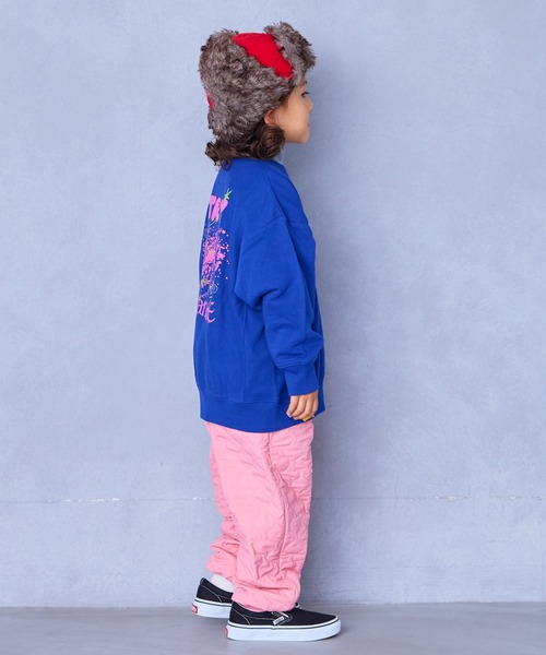 MARKEY'S（マーキーズ）の「前後プリントスウェット（スウェット・キッズ・レッド/ホワイト系その他/ブルー/チャコール・120/110/100/95/90/80/150/140/130）」の17枚目の写真