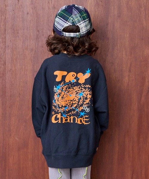 MARKEY'S（マーキーズ）の「前後プリントスウェット（スウェット・キッズ・レッド/ホワイト系その他/ブルー/チャコール・120/110/100/95/90/80/150/140/130）」の11枚目の写真