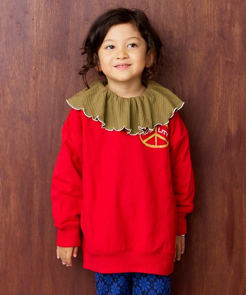 MARKEY'S（マーキーズ）の「前後プリントスウェット（スウェット・キッズ・レッド/ホワイト系その他/ブルー/チャコール・120/110/100/95/90/80/150/140/130）」の19枚目の写真