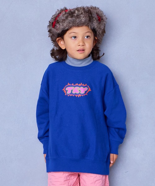 MARKEY'S（マーキーズ）の「前後プリントスウェット（スウェット・キッズ・レッド/ホワイト系その他/ブルー/チャコール・120/110/100/95/90/80/150/140/130）」の14枚目の写真