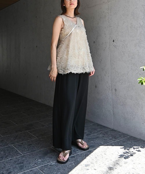 circle tulle motif balloon peplum 【公式通販】