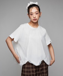 Narcissus | バルーンチュールTシャツ《動画あり》(Tシャツ/カットソー)