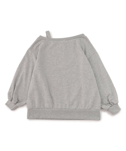 algy（アルジー）の「エンジェルワンショルトレーナー（スウェット・キッズ・グレー/オフホワイト/ピンク・X-SMALL/MEDIUM/SMALL/XX-SMALL）」の5枚目の写真