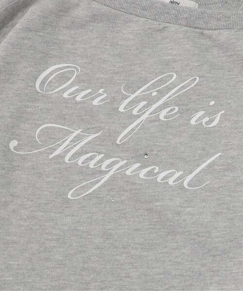 algy（アルジー）の「エンジェルワンショルトレーナー（スウェット・キッズ・グレー/オフホワイト/ピンク・X-SMALL/MEDIUM/SMALL/XX-SMALL）」の11枚目の写真