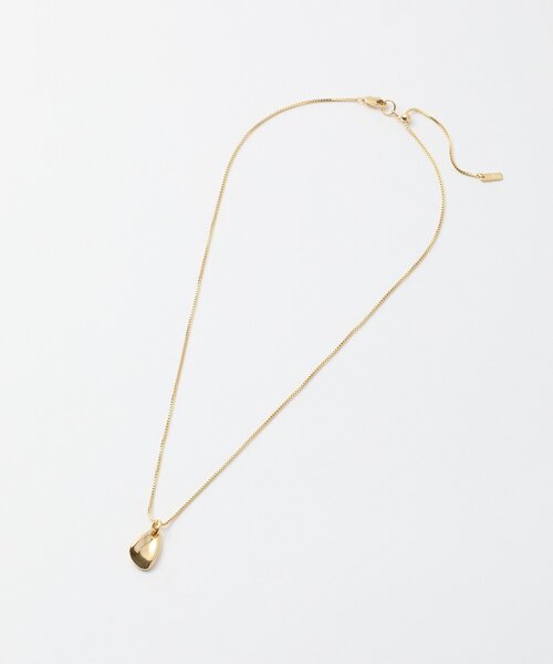 DISCOAT(ディスコート)の「【GOLDY】ニュアンスフラットドロップトップネックレス(ネックレス・レディース・シルバー/ゴールド・FREE)」の2枚目の写真