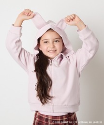 a.v.v（アーヴェヴェ）の「【数量限定】[100-150]［マイメロディ／クロミ］耳付きパーカー（パーカー）」