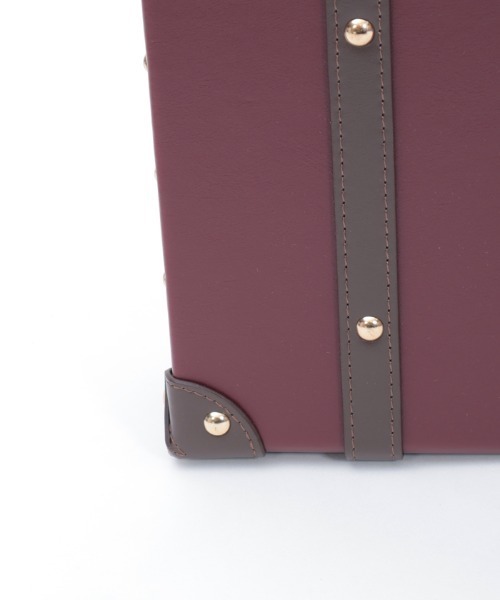 axes femme(アクシーズファム)の「クラシカル配色ミニトランク(ボストンバッグ・レディース・ブラック/ワイン・FREE)」の11枚目の写真