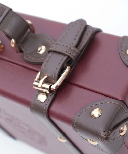 クラシカル配色ミニトランク（ボストンバッグ）｜axes femme