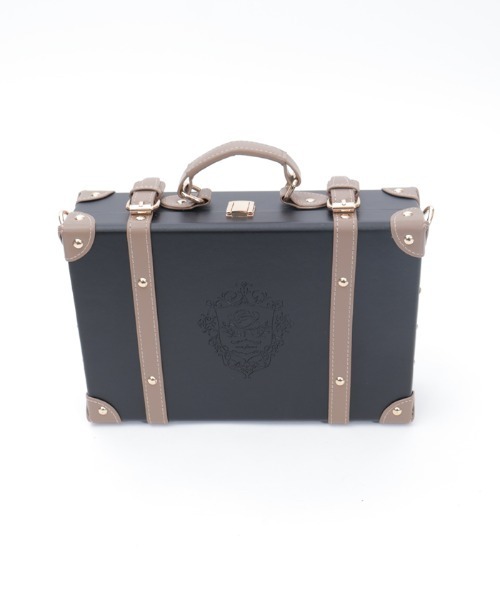 クラシカル配色ミニトランク（ボストンバッグ）｜axes femme