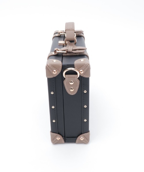 クラシカル配色ミニトランク（ボストンバッグ）｜axes femme