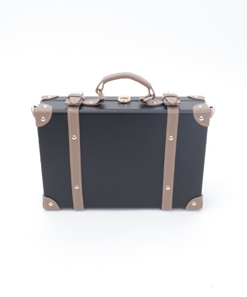 クラシカル配色ミニトランク（ボストンバッグ）｜axes femme