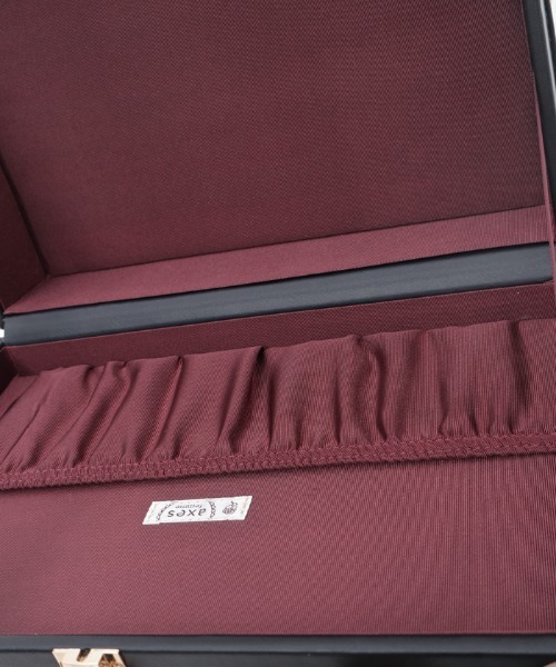 axes femme(アクシーズファム)の「クラシカル配色ミニトランク(ボストンバッグ・レディース・ブラック/ワイン・FREE)」の22枚目の写真