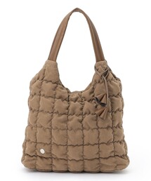 TRANS WORK（トランスワーク）の「パディングバッグ（スエード）（ハンドバッグ）」