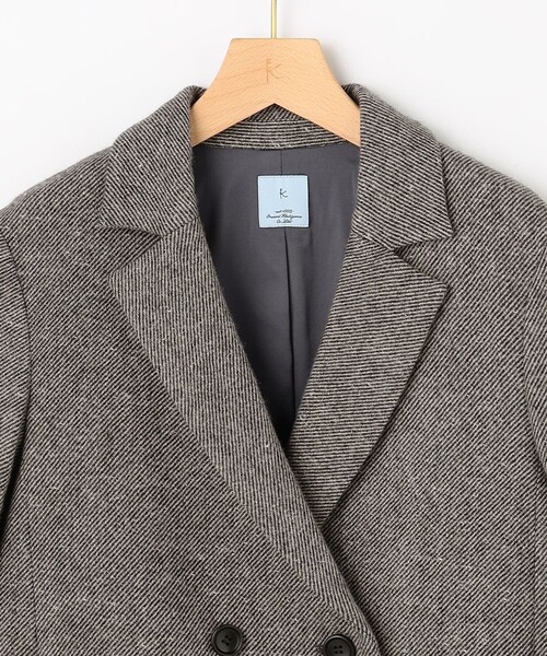 組曲(クミキョク)の「シックツイード ジャケット(テーラードジャケット・レディース・ブラック系・6/5)」の3枚目の写真