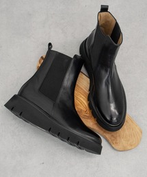 Luca Grossi | 【Luca Grossi】ラウンドトウ厚底サイドゴアブーツ(L53003)(ブーツ)