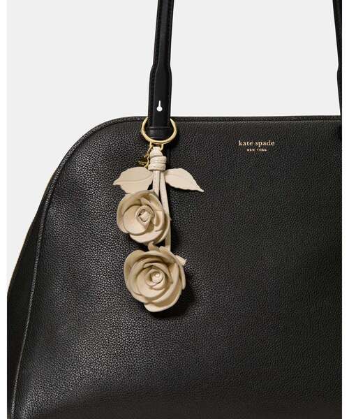 チャームド ローズ バッグ チャーム（キーホルダー）｜kate spade new