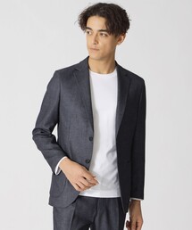 Paul Stuart（ポールスチュアート）の「「STUART'S TRAVELER」　メランジプリント ライトジャケット（テーラードジャケット）」