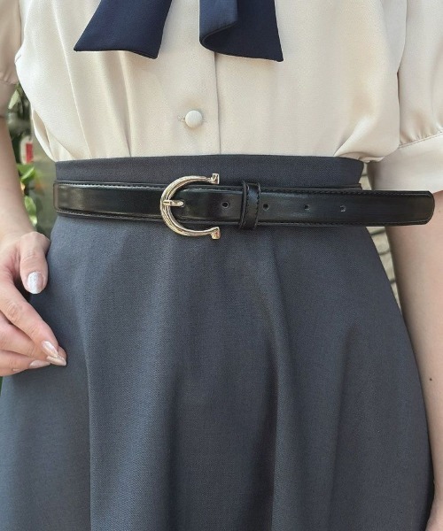 F i.n.t（フィント）の「フレンチベーシックベルト/F&A/fint フィント（ベルト・レディース・ボルドー/ブラウン/ブラック・FREE）」の20枚目の写真