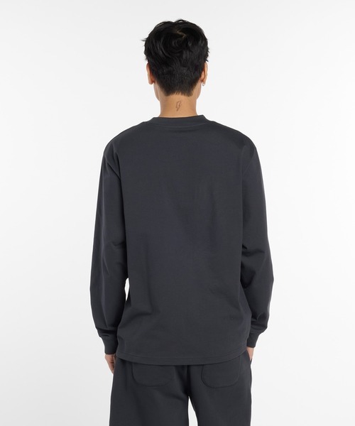 NEW BALANCE(ニューバランス)の「大谷翔平 ヘビーウェイトコットンロングスリーブTシャツ(Tシャツ/カットソー・メンズ・チャコールグレー/インディゴブルー・SMALL/MEDIUM/LARGE/X-LARGE/XX-LARGE)」の7枚目の写真