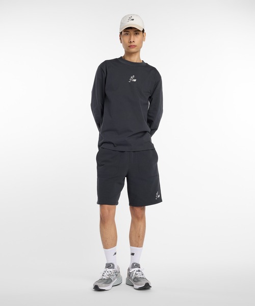 NEW BALANCE(ニューバランス)の「大谷翔平 ヘビーウェイトコットンロングスリーブTシャツ(Tシャツ/カットソー・メンズ・チャコールグレー/インディゴブルー・SMALL/MEDIUM/LARGE/X-LARGE/XX-LARGE)」の8枚目の写真