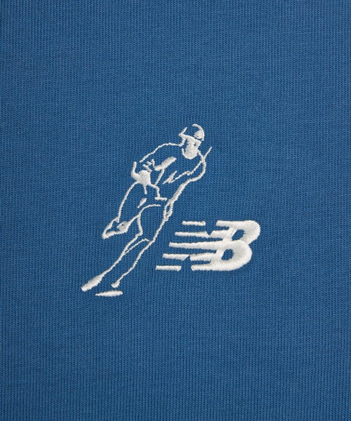 NEW BALANCE(ニューバランス)の「大谷翔平 ヘビーウェイトコットンロングスリーブTシャツ(Tシャツ/カットソー・メンズ・チャコールグレー/インディゴブルー・SMALL/MEDIUM/LARGE/X-LARGE/XX-LARGE)」の15枚目の写真