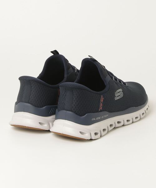 SKECHERS（スケッチャーズ）の「【別注】スケッチャーズ  GLIDE-STEP - NOXUS 限定コラボ（スニーカー・メンズ・ネイビー・28.0cm/25.5cm/26.5cm/27.5cm/25.0cm/26.0cm/27.0cm）」の2枚目の写真