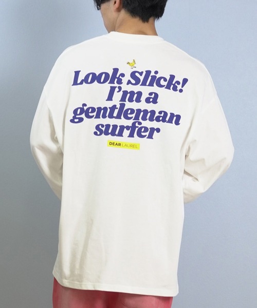 ムラサキスポーツ(ムラサキスポーツ)の「【ムラサキスポーツ限定】DEAR LAUREL/ディアローレル × BYRD バード コラボ 長袖 Tシャツ ロンT バックプリント DL25F-BYRD02(Tシャツ/カットソー・メンズ・ブラック/ホワイト・L/M)」の1枚目の写真