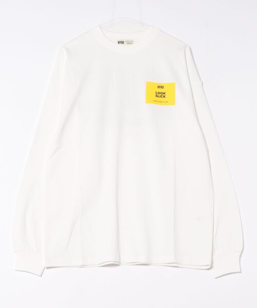 ムラサキスポーツ(ムラサキスポーツ)の「【ムラサキスポーツ限定】DEAR LAUREL/ディアローレル × BYRD バード コラボ 長袖 Tシャツ ロンT バックプリント DL25F-BYRD02(Tシャツ/カットソー・メンズ・ブラック/ホワイト・L/M)」の3枚目の写真