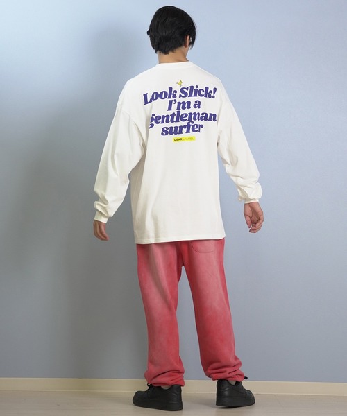 ムラサキスポーツ(ムラサキスポーツ)の「【ムラサキスポーツ限定】DEAR LAUREL/ディアローレル × BYRD バード コラボ 長袖 Tシャツ ロンT バックプリント DL25F-BYRD02(Tシャツ/カットソー・メンズ・ブラック/ホワイト・L/M)」の9枚目の写真