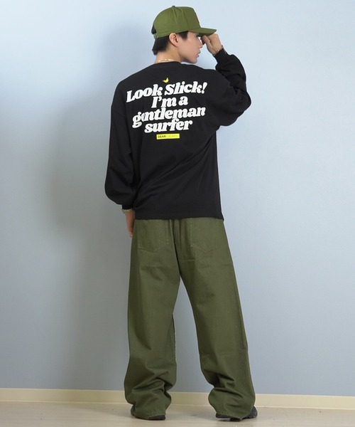 ムラサキスポーツ(ムラサキスポーツ)の「【ムラサキスポーツ限定】DEAR LAUREL/ディアローレル × BYRD バード コラボ 長袖 Tシャツ ロンT バックプリント DL25F-BYRD02(Tシャツ/カットソー・メンズ・ブラック/ホワイト・L/M)」の14枚目の写真