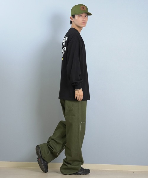 ムラサキスポーツ(ムラサキスポーツ)の「【ムラサキスポーツ限定】DEAR LAUREL/ディアローレル × BYRD バード コラボ 長袖 Tシャツ ロンT バックプリント DL25F-BYRD02(Tシャツ/カットソー・メンズ・ブラック/ホワイト・L/M)」の15枚目の写真