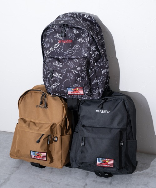 ＪＵＧＬＡＮＳ（ユグランス）の「【TOYMACHINE】CRUISER DAYPACK Jr（バックパック/リュック・メンズ・ブラック系その他/ライトブラウン/ブラック・FREE）」の4枚目の写真