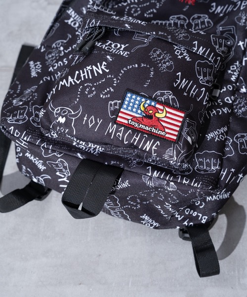 ＪＵＧＬＡＮＳ（ユグランス）の「【TOYMACHINE】CRUISER DAYPACK Jr（バックパック/リュック・メンズ・ブラック系その他/ライトブラウン/ブラック・FREE）」の8枚目の写真