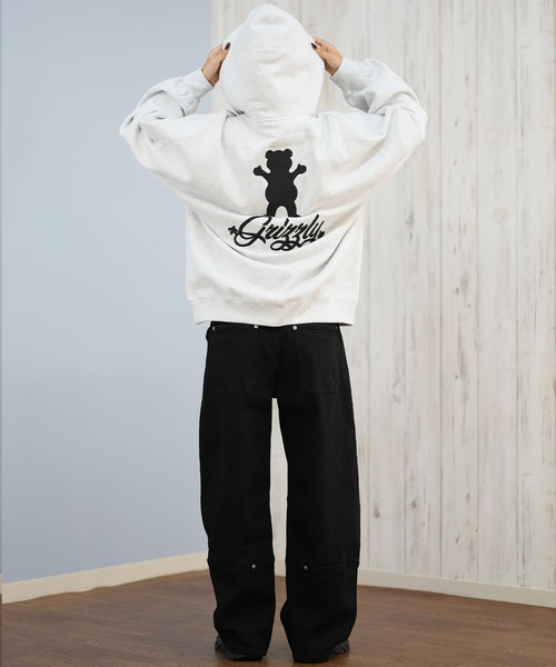 GRIZZLY/グリズリー BIG EMBROIDERY BEAR パーカー G25FW-4332