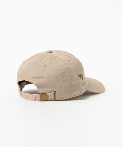 TOKYO CULTUART by BEAMS（トウキョウカルチャートバイビームス）の「うまい棒 × Ken Kagami / 刺繍 CAP（キャップ・レディース・ベージュ/ネイビー・ONE SIZE）」の4枚目の写真