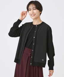 EVEX by KRIZIA（エヴェックスバイクリツィア）の「【ウォッシャブル】レーヨンストレッチニットコンビカーディガン（カーディガン/ボレロ）」