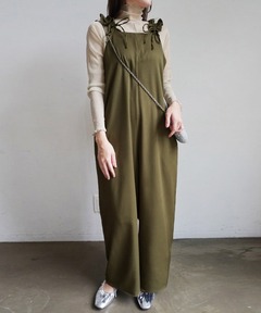 セール】ONE SIDE SHOULDER ROMPERS（サロペット/オーバーオール