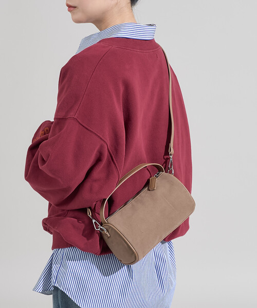 セール】2WAY スウェーディー ミニバッグ/スエードライク ミニ