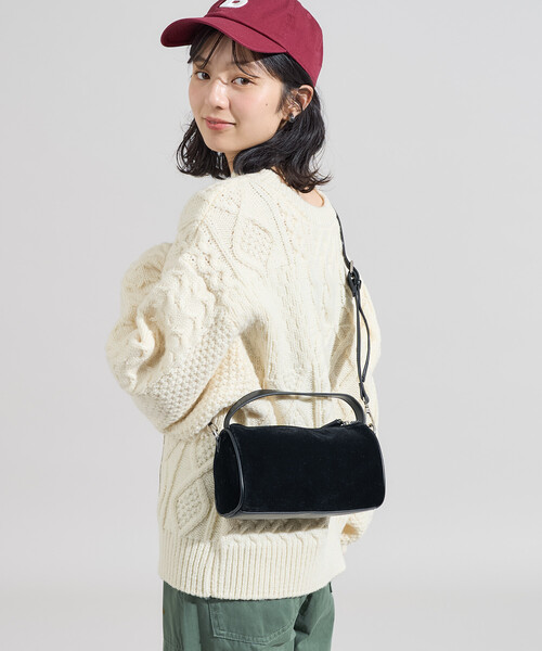 sabataka  セール】2WAY スウェーディー ミニバッグ/スエードライク ミニバッグ