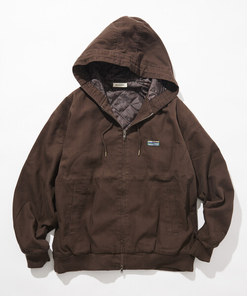 限定展開 ビッグシルエット ヴィンテージ加工 ジップフーディ ダック