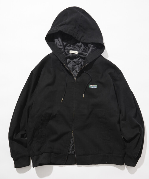 限定展開 ビッグシルエット ヴィンテージ加工 ジップフーディ ダック