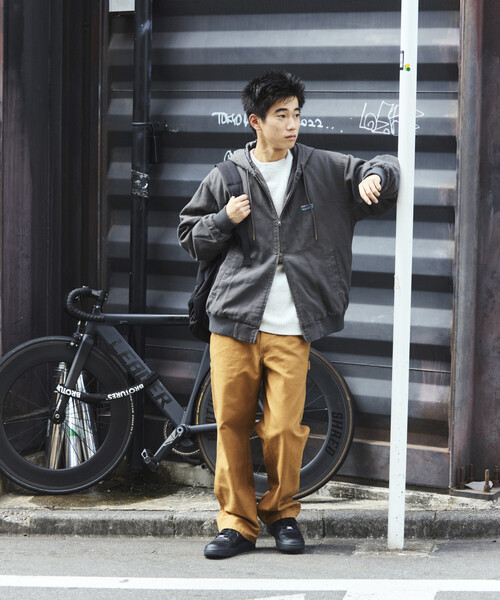 限定展開 ビッグシルエット ヴィンテージ加工 ジップフーディ ダック