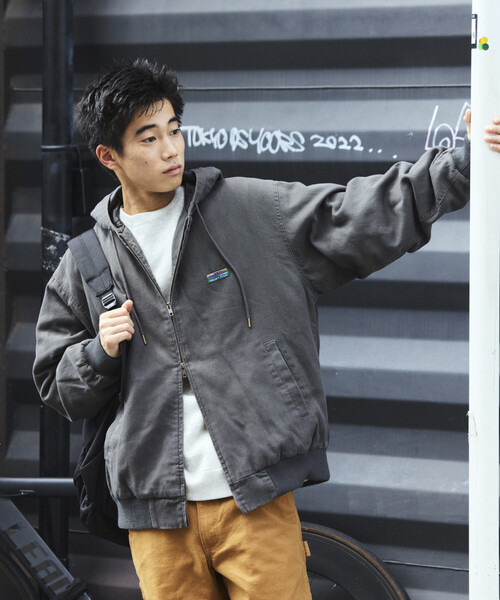 セール】限定展開 ビッグシルエット ヴィンテージ加工 ジップフーディ