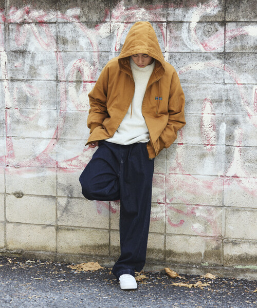 セール】限定展開 ビッグシルエット ヴィンテージ加工 ジップフーディ