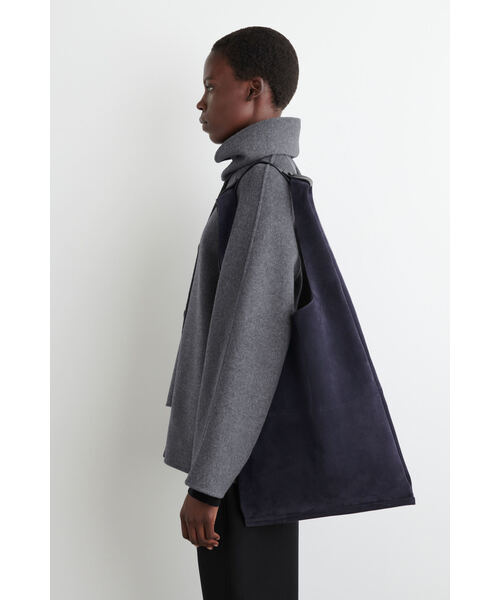 COS コス】定価39000円 【コンバーチブルスエードバッグ】黒 完売品