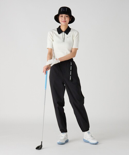 別注】＜TaylorMade×UNITED ARROWS＞ ウィメンズ ニット ポロシャツ