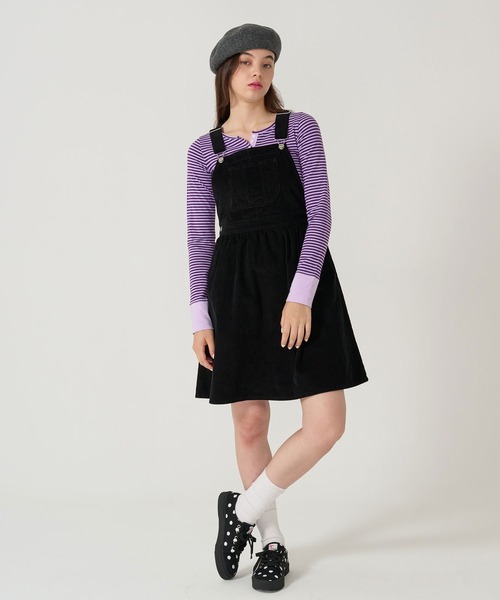 TINA:JOJUN(ティーナジョジュン)の「ボーダー ヘンリーネック カットソー TINA:JOJUN(Tシャツ/カットソー・レディース・ピンク/パープル/ネイビー/ライトブルー・M)」の15枚目の写真