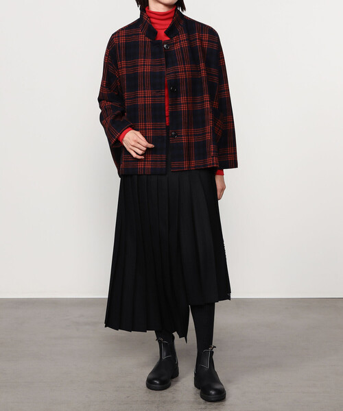 GALLEGO DESPORTES（ギャレゴデスポート）の「GALLEGO DESPORTES | スタンドカラー ウールジャケット CHECK WOMEN（その他アウター・レディース・A・S）」の9枚目の写真