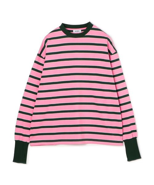 TOMORROWLAND HOME(トゥモローランドホーム)の「KEIMEN Strata Long T-shirt(Tシャツ/カットソー・レディース・グレー系その他/ブルー系その他/ピンク系その他・M/L/XL)」の3枚目の写真