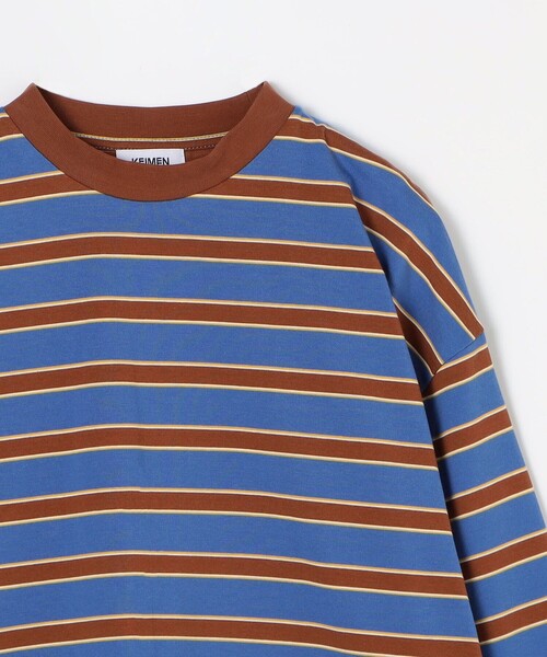TOMORROWLAND HOME(トゥモローランドホーム)の「KEIMEN Strata Long T-shirt(Tシャツ/カットソー・レディース・グレー系その他/ブルー系その他/ピンク系その他・M/L/XL)」の6枚目の写真